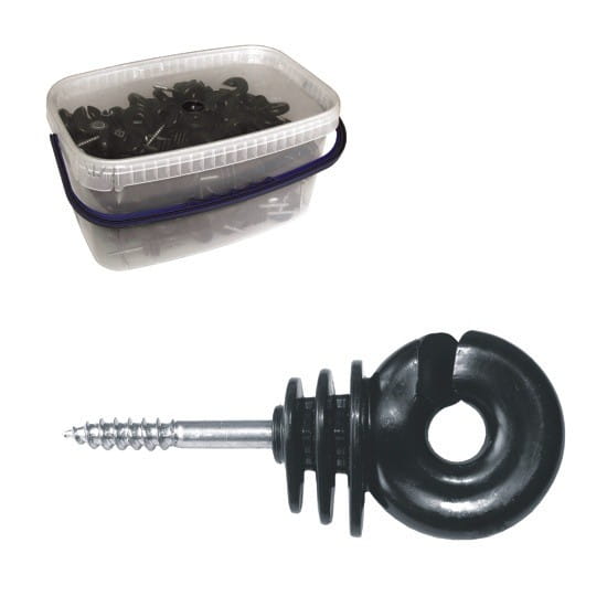 Izolator wkręcany do drewna Pomelac wiadero 150 sztuk - Cavalo